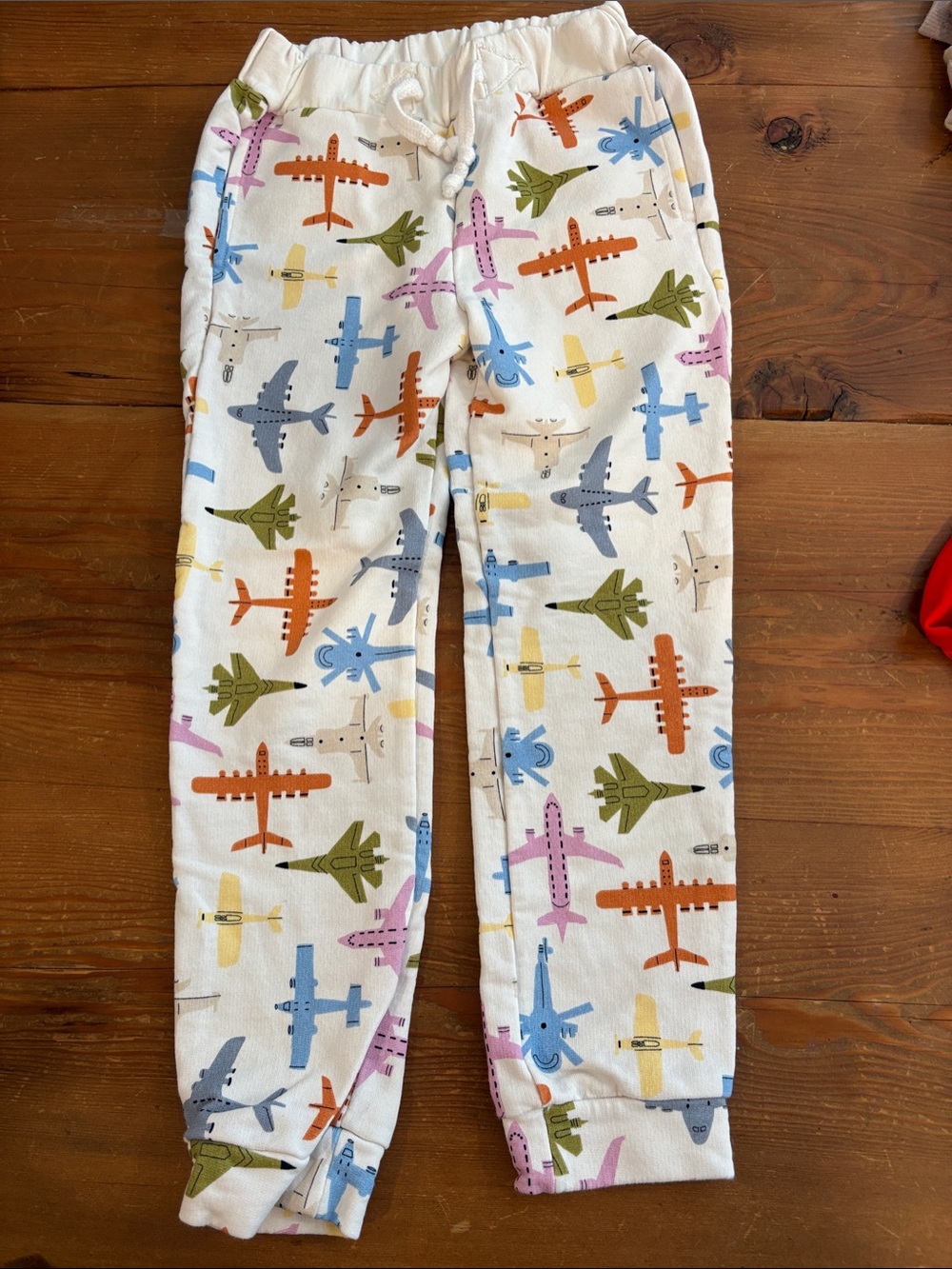NWOT Kids Piccolina airplane print sweatpants - size 6